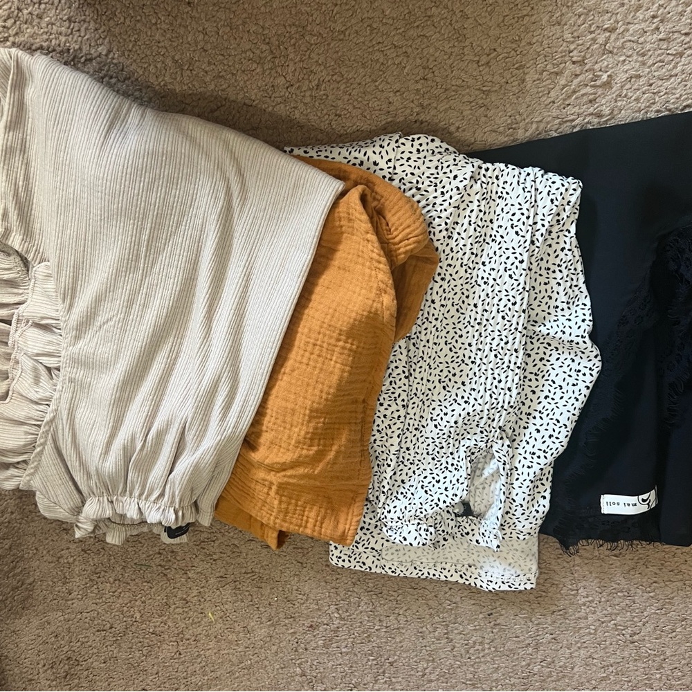 Multiple size small shirts. All for 21